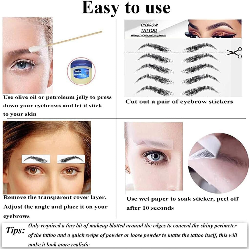 Cejas Fáciles De Aplicar Accesorios Profesionales Productos De Maquillaje Auténticos Tinte Para Cejas Múltiples Estilos Para Elegir, Marrón-01, 1 PC