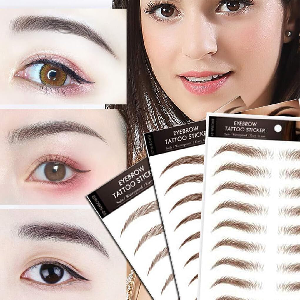 Cejas Fáciles De Aplicar Accesorios Profesionales Productos De Maquillaje Auténticos Tinte Para Cejas Múltiples Estilos Para Elegir, Marrón-01, 1 PC